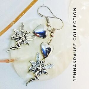 🆕️ Silver Fairy Earrings a1